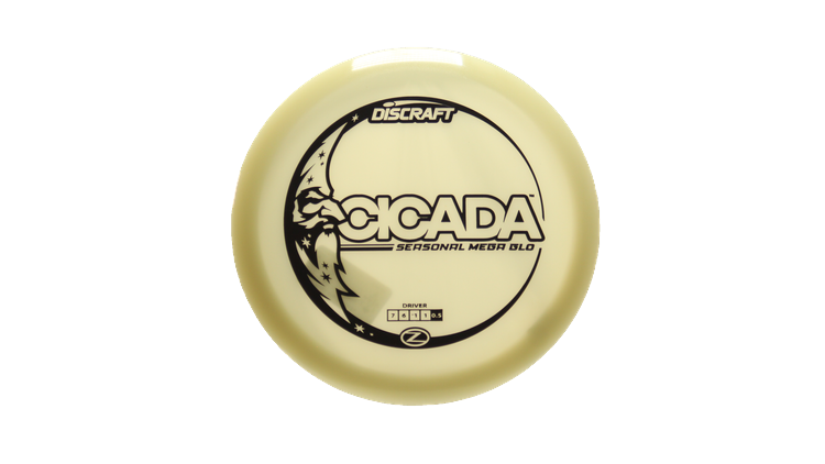 Discraft Mega Glo Z Cicada Fairway Driver Front View