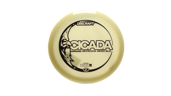 Discraft Mega Glo Z Cicada Fairway Driver Front View