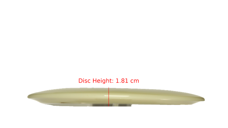 Discraft Mega Glo Z Cicada Fairway Driver Profile View