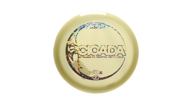 Discraft Mega Glo Z Cicada Fairway Driver Front View