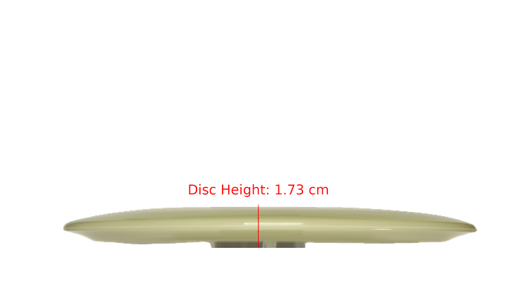 Discraft Mega Glo Z Cicada Fairway Driver Profile View