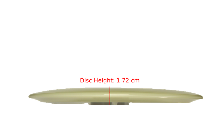 Discraft Mega Glo Z Cicada Fairway Driver Profile View