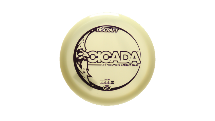 Discraft Mega Glo Z Cicada Fairway Driver Front View