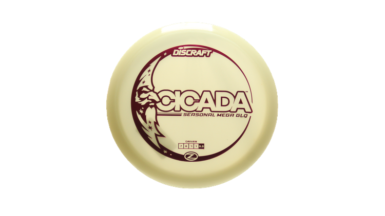 Discraft Mega Glo Z Cicada Fairway Driver Front View