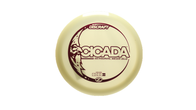 Discraft Mega Glo Z Cicada Fairway Driver Front View