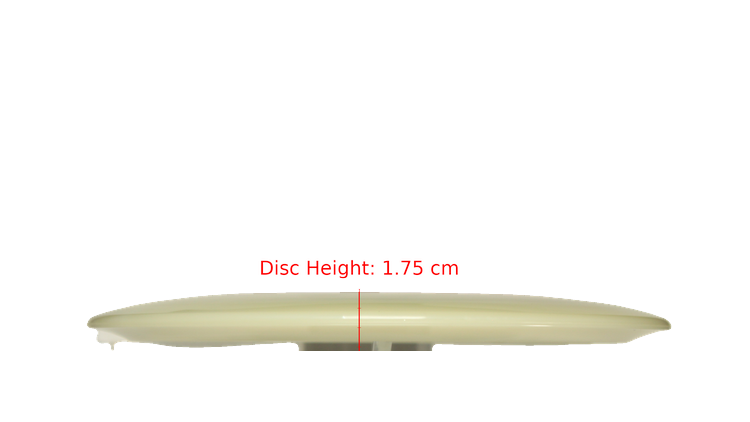 Discraft Mega Glo Z Cicada Fairway Driver Profile View