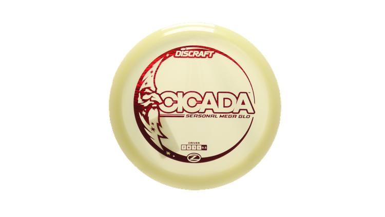 Discraft Mega Glo Z Cicada Fairway Driver Front View