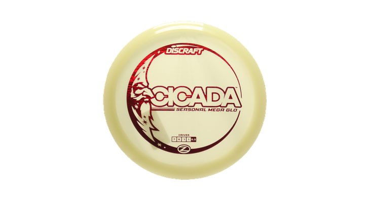 Discraft Mega Glo Z Cicada Fairway Driver Front View