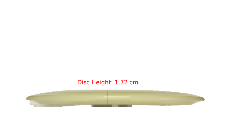 Discraft Mega Glo Z Cicada Fairway Driver Profile View