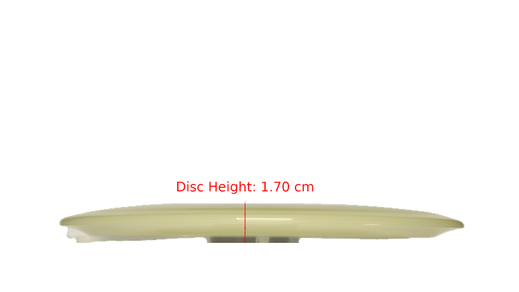 Discraft Mega Glo Z Cicada Fairway Driver Profile View