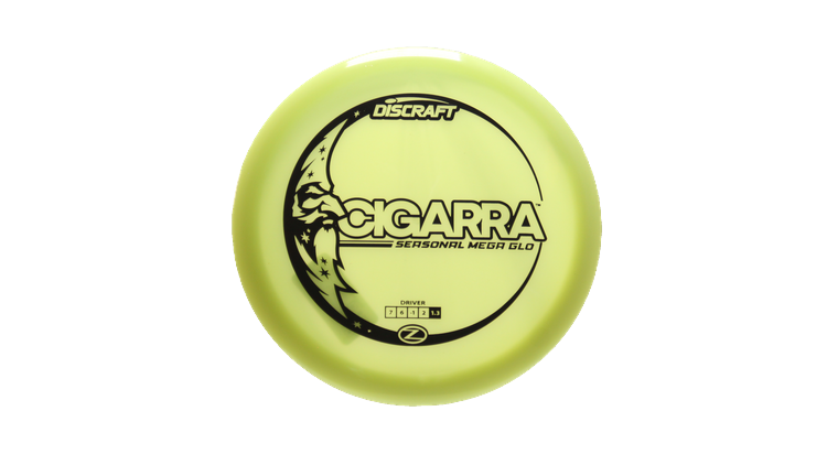Discraft Mega Glo Z Cigarra Fairway Driver Front View