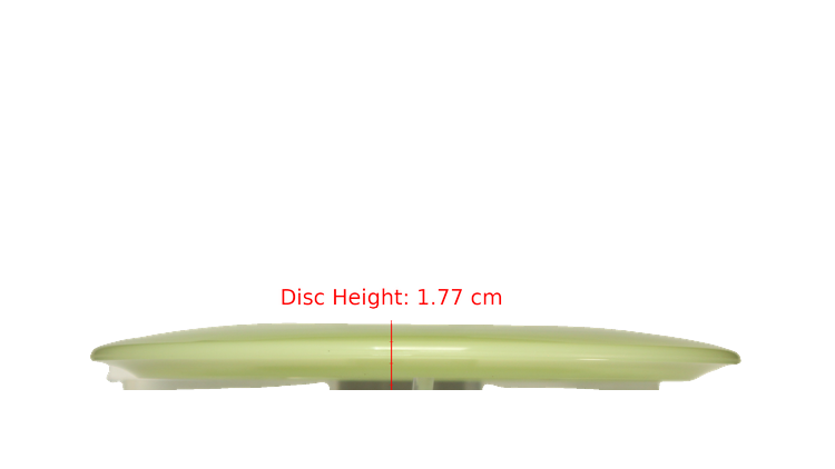Discraft Mega Glo Z Cigarra Fairway Driver Profile View