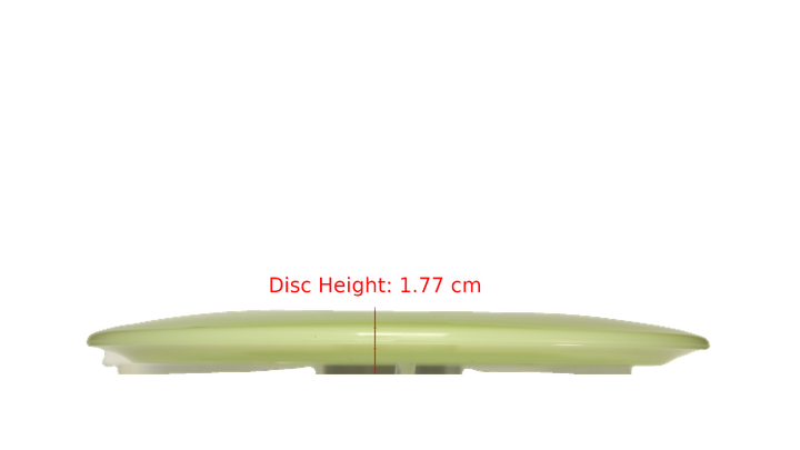 Discraft Mega Glo Z Cigarra Fairway Driver Profile View