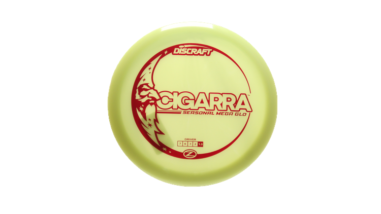 Discraft Mega Glo Z Cigarra Fairway Driver Front View