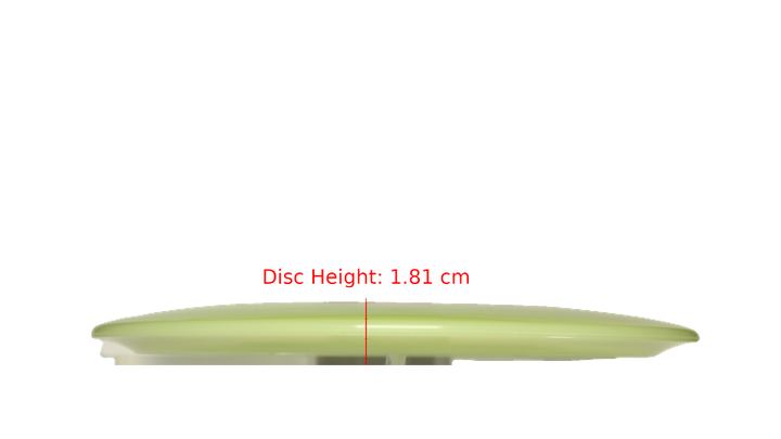 Discraft Mega Glo Z Cigarra Fairway Driver Profile View