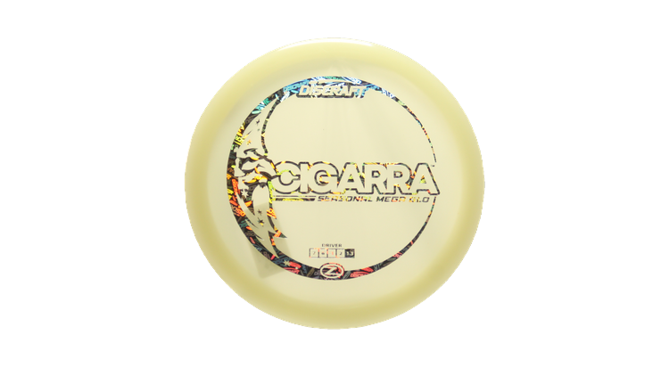 Discraft Mega Glo Z Cigarra Fairway Driver Front View