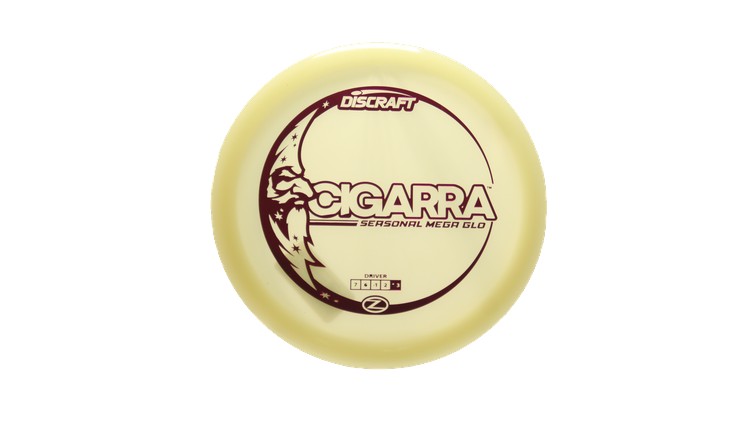 Discraft Mega Glo Z Cigarra Fairway Driver Front View