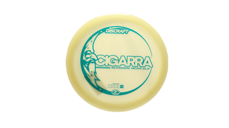 Discraft Mega Glo Z Cigarra Fairway Driver Front View