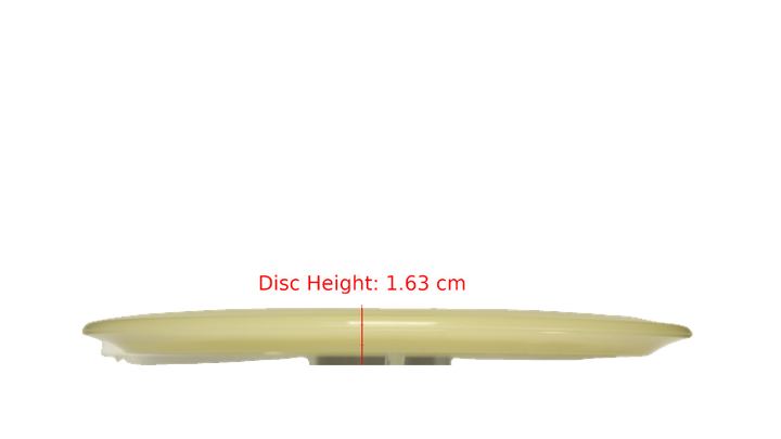 Discraft Mega Glo Z Cigarra Fairway Driver Profile View