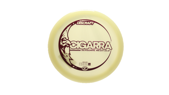 Discraft Mega Glo Z Cigarra Fairway Driver Front View