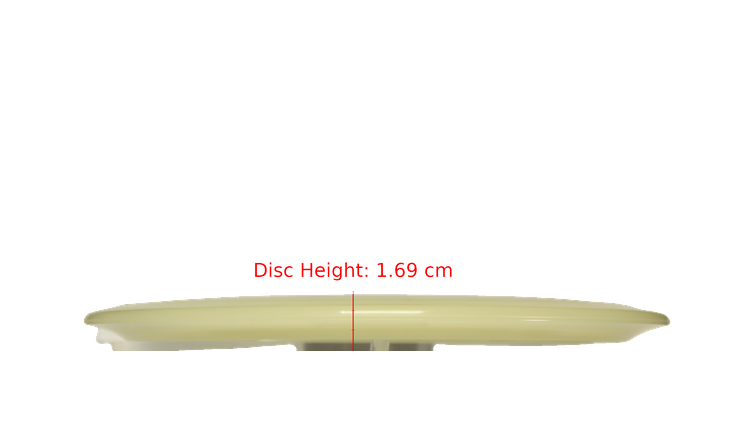 Discraft Mega Glo Z Cigarra Fairway Driver Profile View