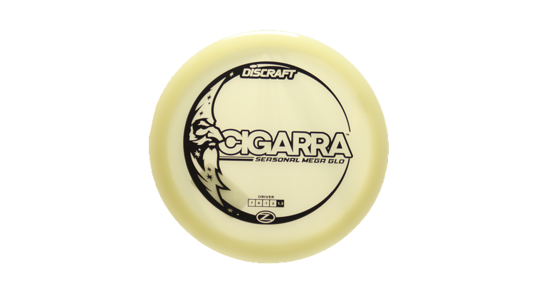 Discraft Mega Glo Z Cigarra Fairway Driver Front View