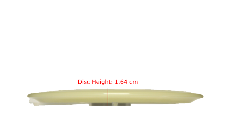 Discraft Mega Glo Z Cigarra Fairway Driver Profile View
