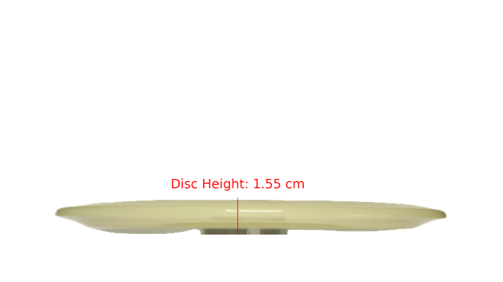 Discraft Mega Glo Z Raptor Fairway Driver Profile View