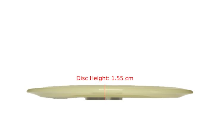 Discraft Mega Glo Z Raptor Fairway Driver Profile View