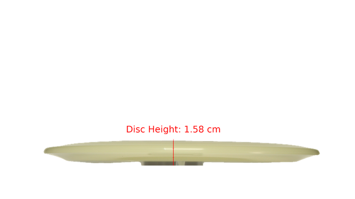 Discraft Mega Glo Z Raptor Fairway Driver Profile View