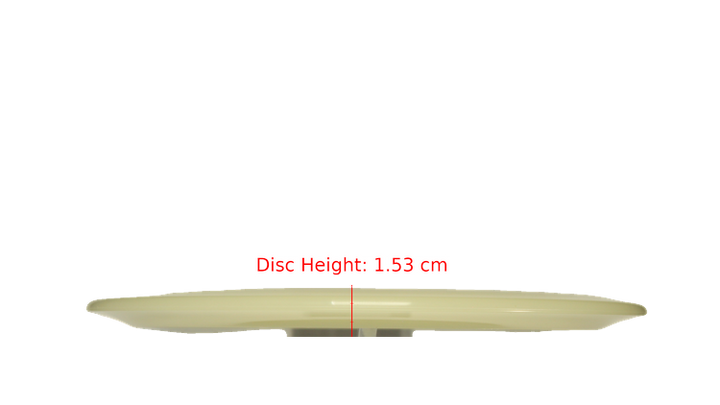 Discraft Mega Glo Z Raptor Fairway Driver Profile View