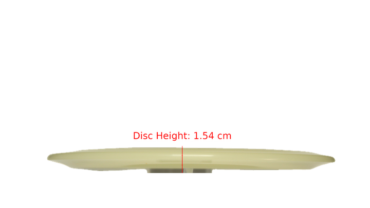 Discraft Mega Glo Z Raptor Fairway Driver Profile View