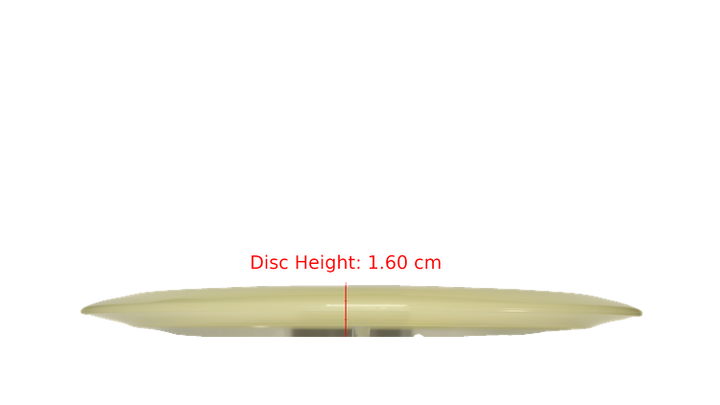 Discraft Mega Glo Z Thrasher Distance Driver Profile View
