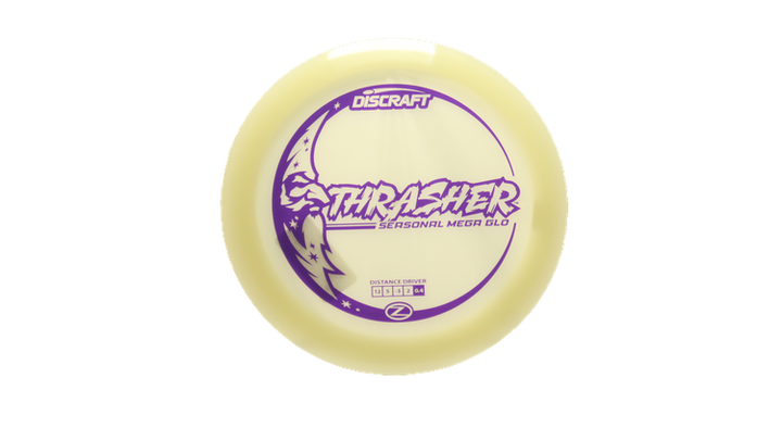 Discraft Mega Glo Z Thrasher Distance Driver Front View