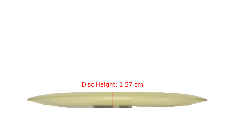 Discraft Mega Glo Z Thrasher Distance Driver Profile View