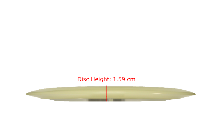 Discraft Mega Glo Z Thrasher Distance Driver Profile View