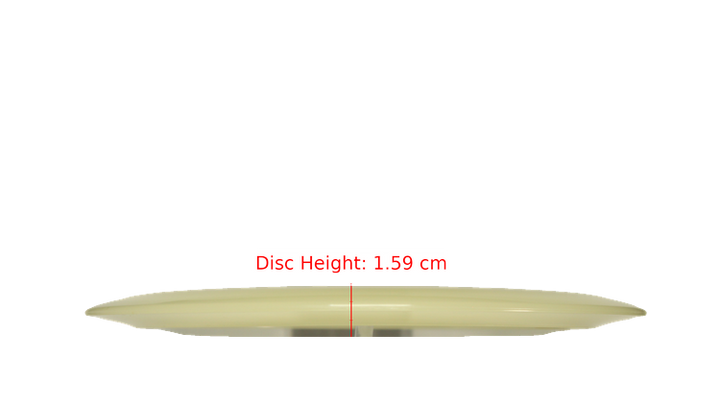 Discraft Mega Glo Z Thrasher Distance Driver Profile View