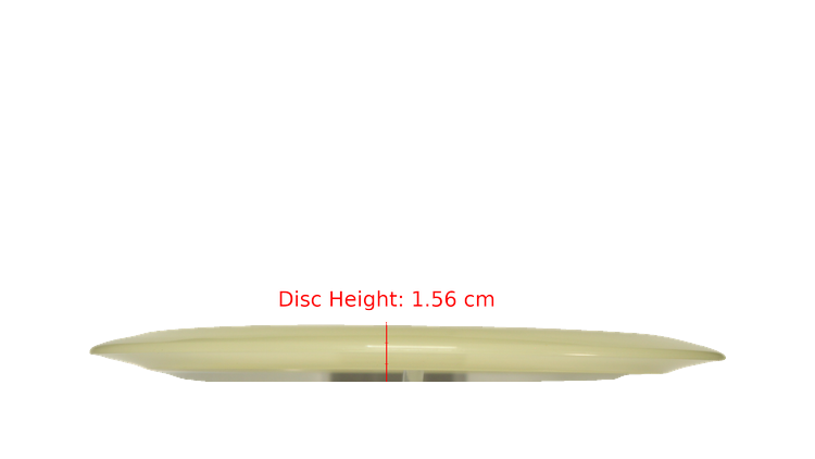 Discraft Mega Glo Z Thrasher Distance Driver Profile View