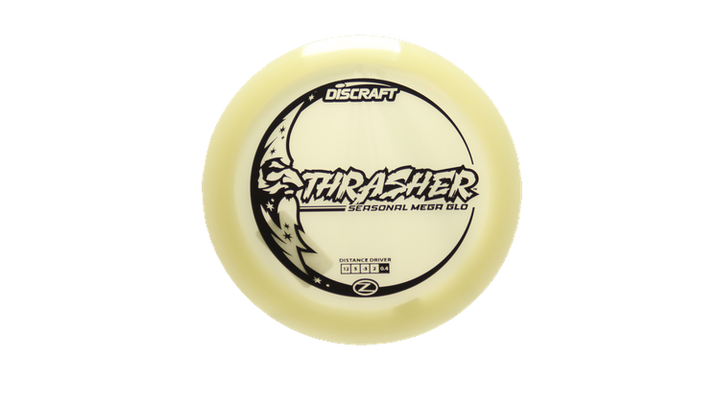 Discraft Mega Glo Z Thrasher Distance Driver Front View