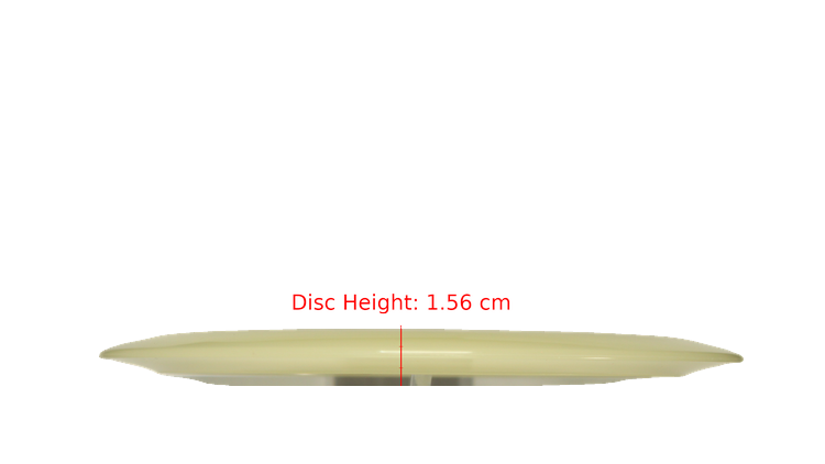 Discraft Mega Glo Z Thrasher Distance Driver Profile View