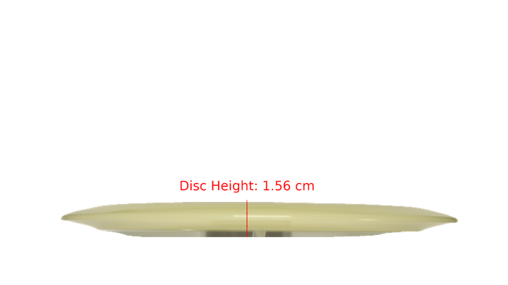 Discraft Mega Glo Z Thrasher Distance Driver Profile View