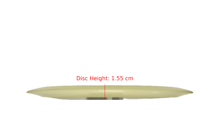 Discraft Mega Glo Z Thrasher Distance Driver Profile View