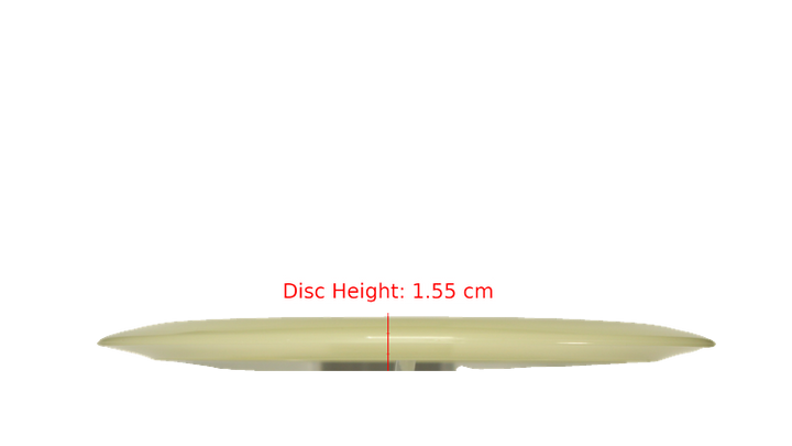 Discraft Mega Glo Z Thrasher Distance Driver Profile View