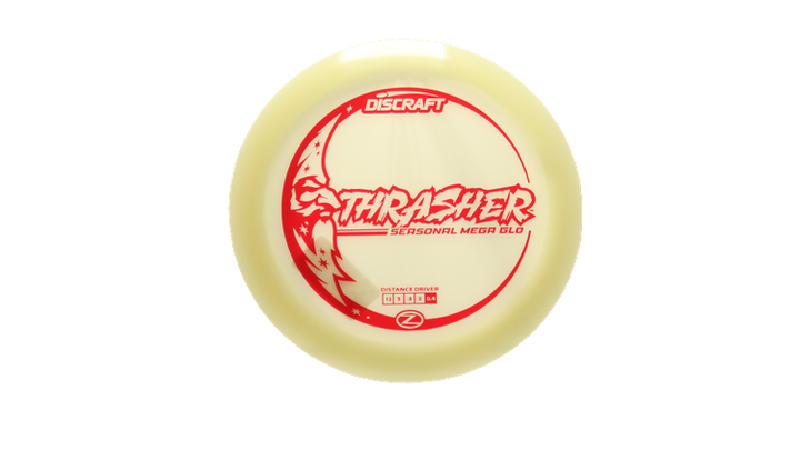 Discraft Mega Glo Z Thrasher Distance Driver Front View