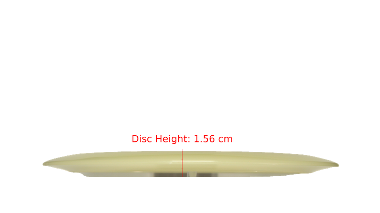 Discraft Mega Glo Z Thrasher Distance Driver Profile View