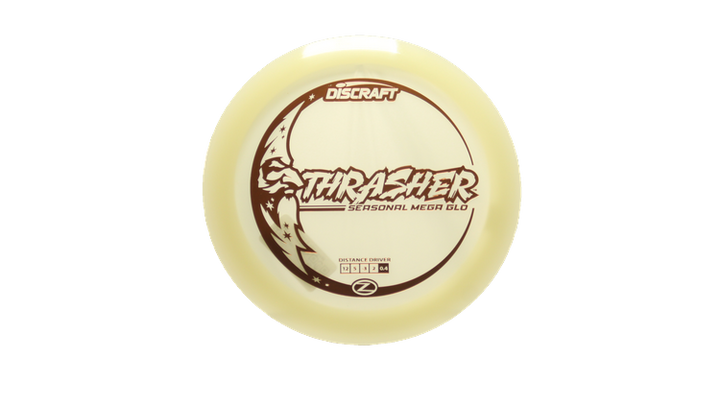 Discraft Mega Glo Z Thrasher Distance Driver Front View