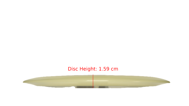 Discraft Mega Glo Z Thrasher Distance Driver Profile View