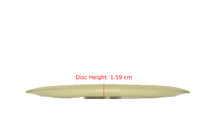 Discraft Mega Glo Z Thrasher Distance Driver Profile View