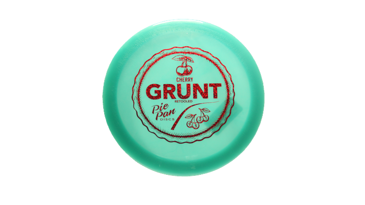 Pie Pan Discs Cherry Grunt (retooled) Fairway Driver Front View