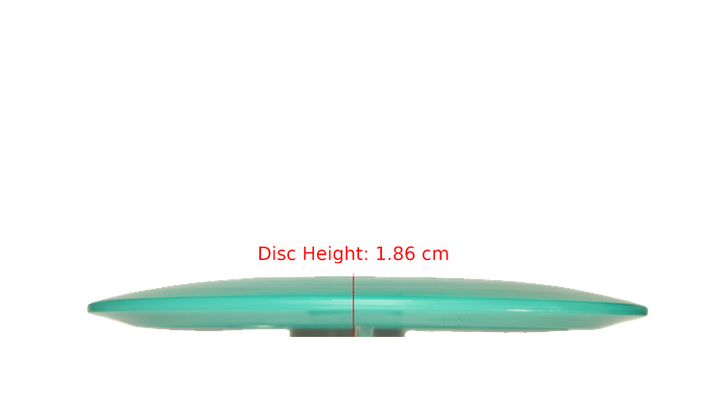 Pie Pan Discs Cherry Grunt (retooled) Fairway Driver Profile View